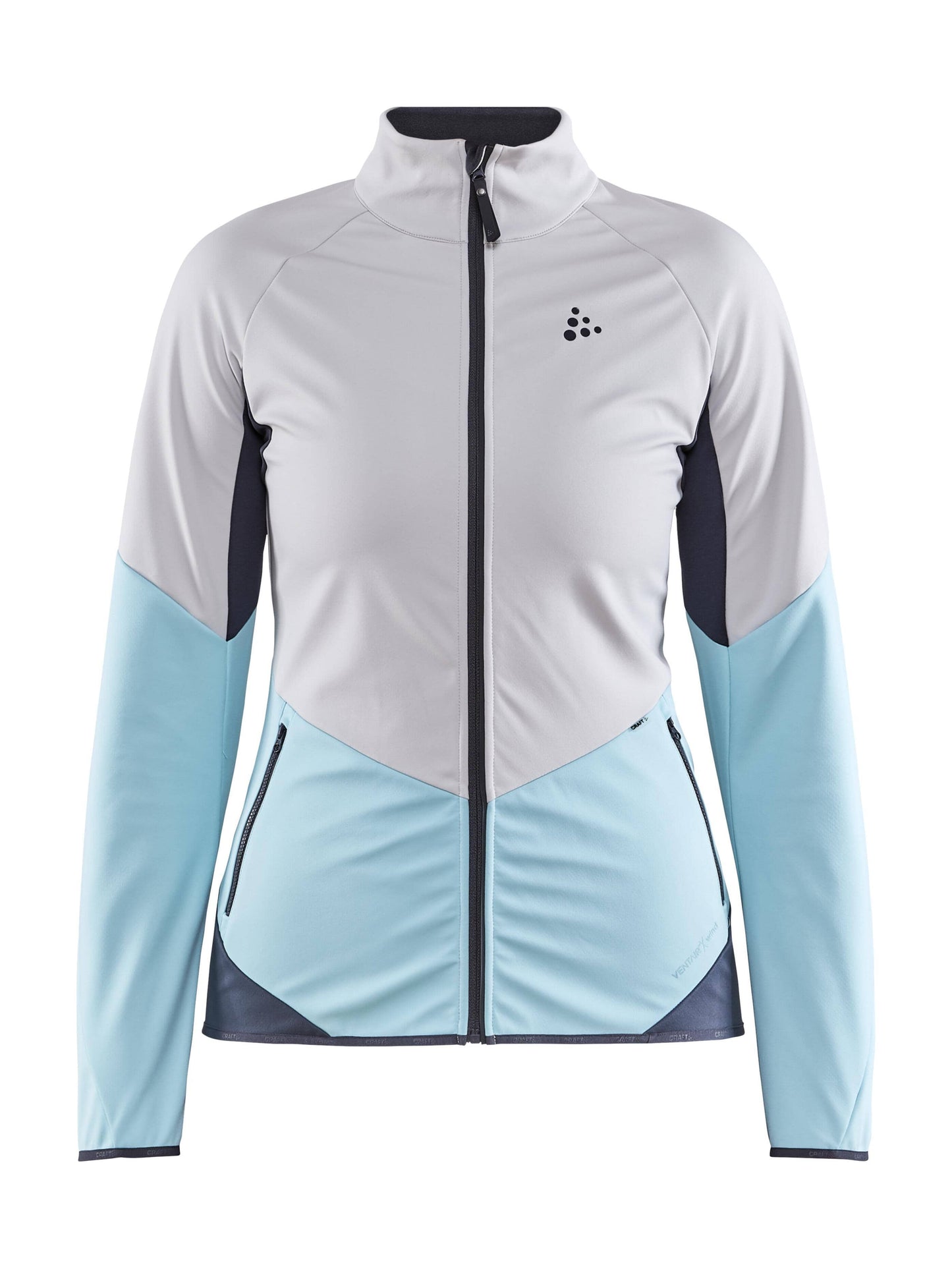 WOMEN'S GLIDE JACKET - ASH/AREA Craft Sportswear NA