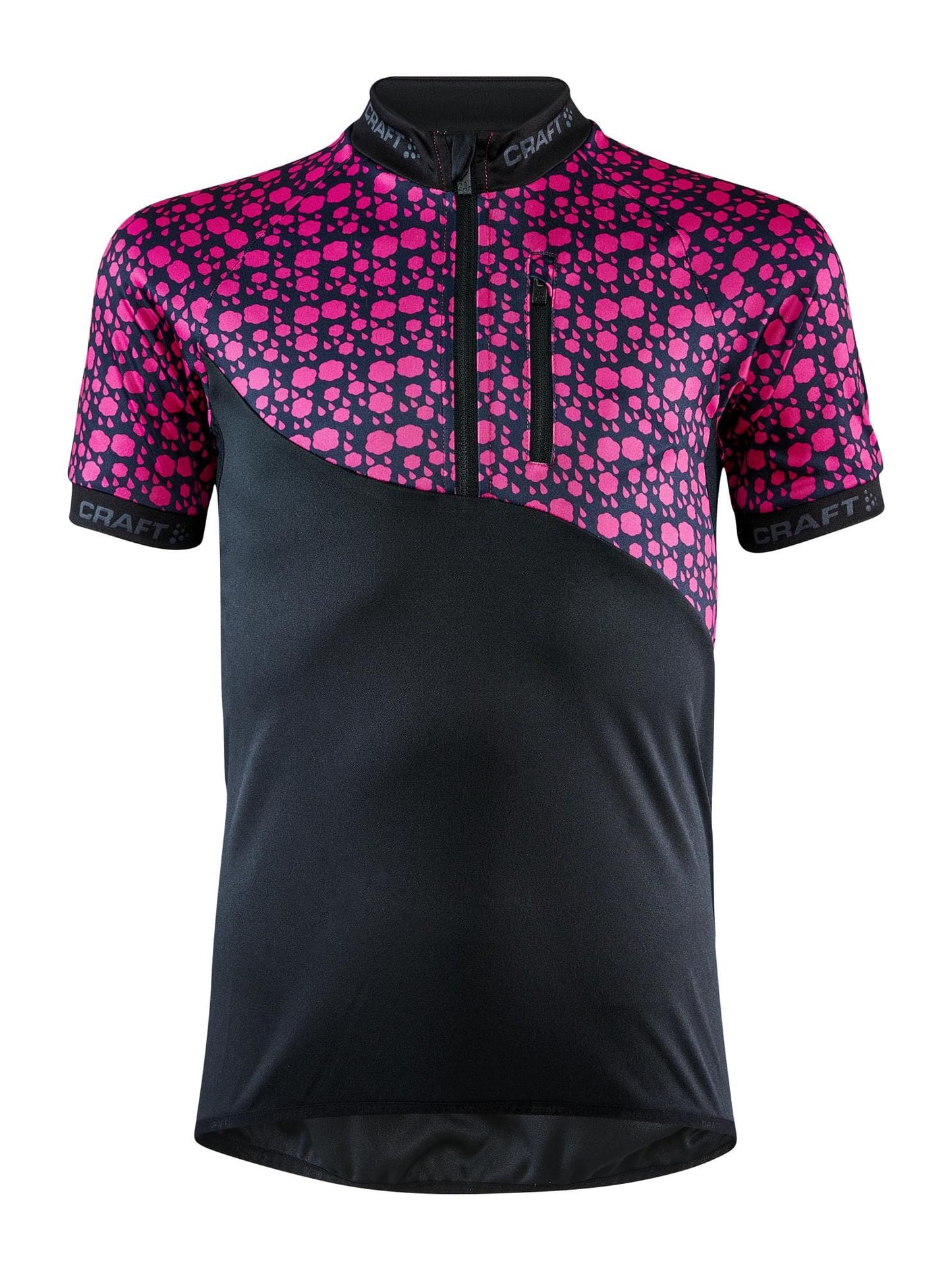 JUNIOR BIKE JERSEY - BLACK/FAME Craft Sportswear NA