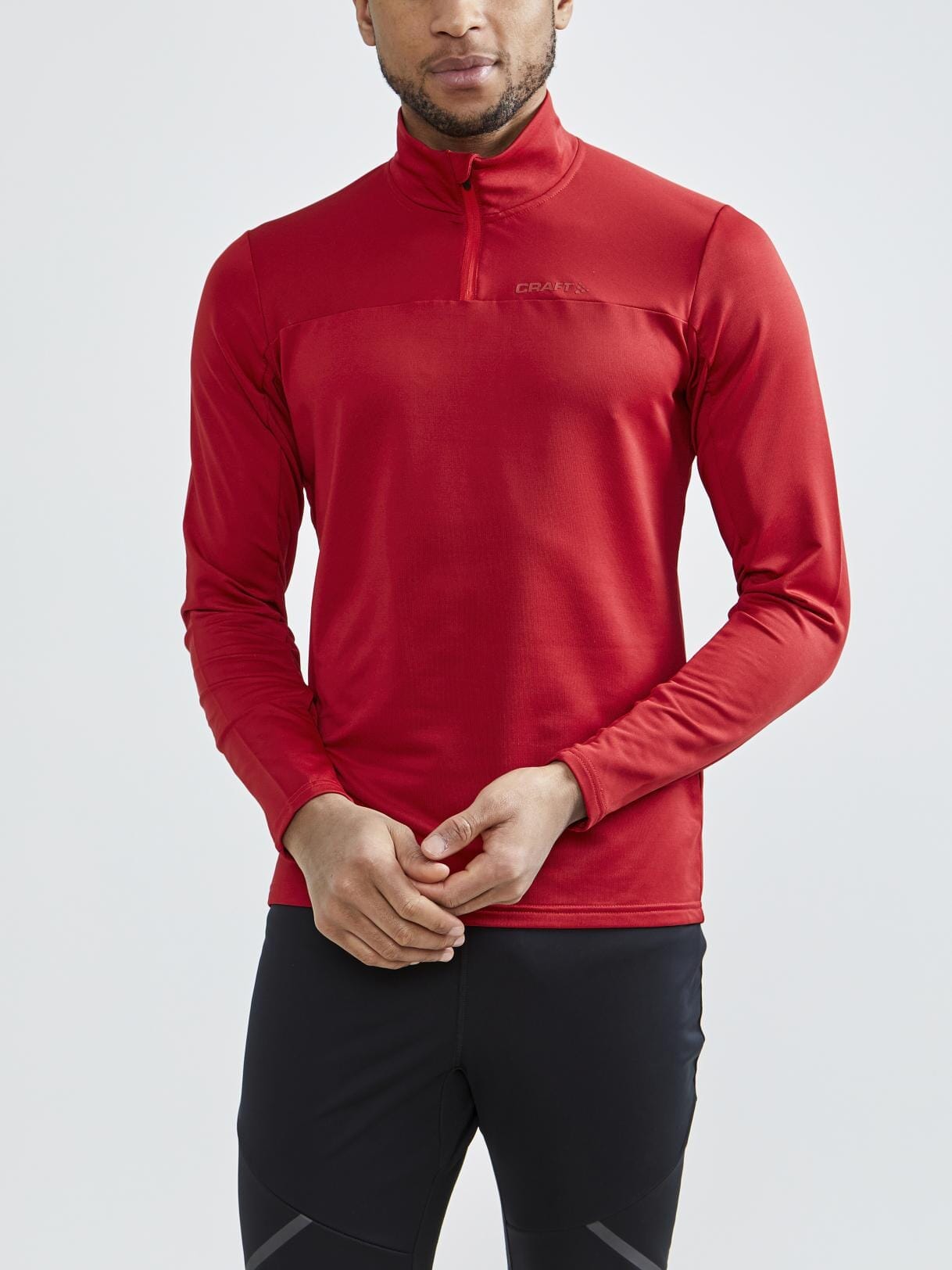 MEN'S CORE GAIN MIDLAYER - BRIGHT RED – Craft Sportswear NA