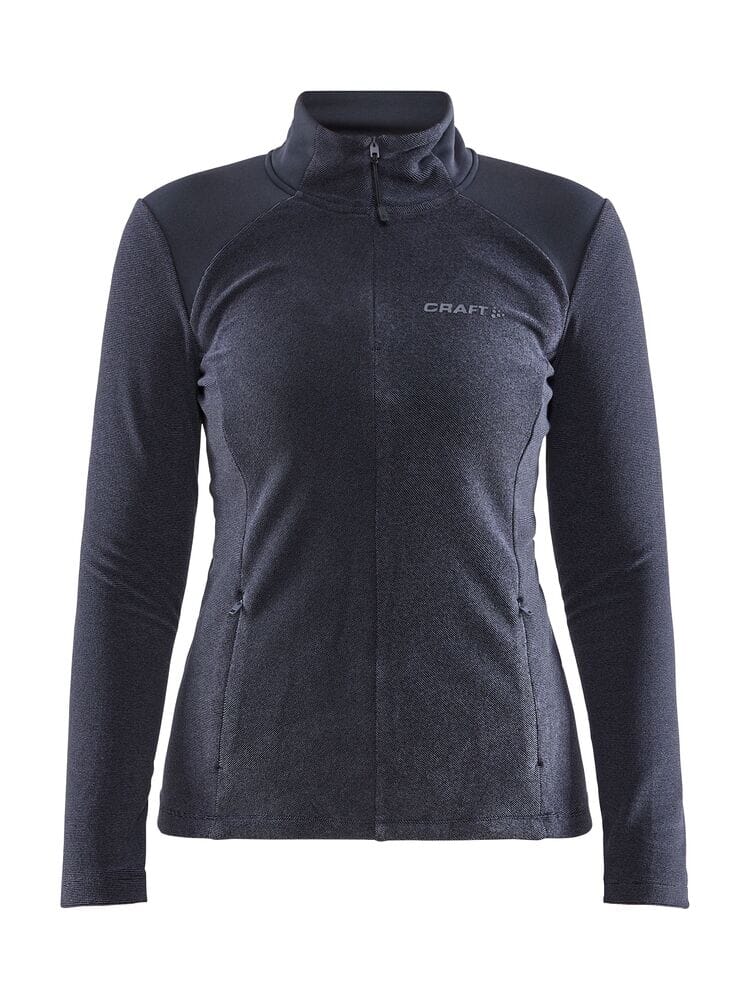 Women's Core Edge Thermal Midlayer - Black/Asphalt Women's Midlayers and Hoodies Craft Sportswear NA