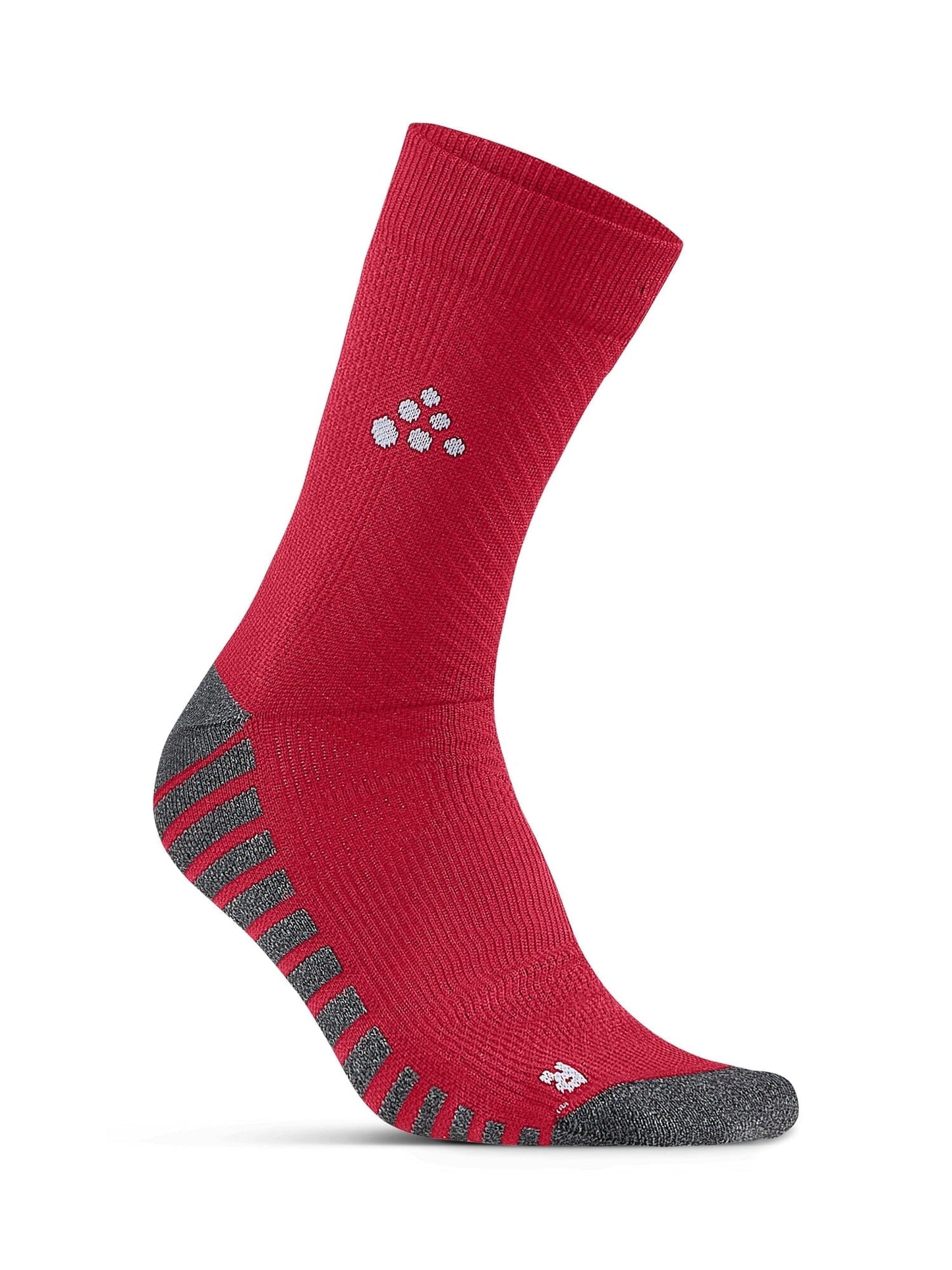 PROGRESS ANTI SLIP MID SOCK UNISEX - BRIGHT RED Craft Sportswear NA