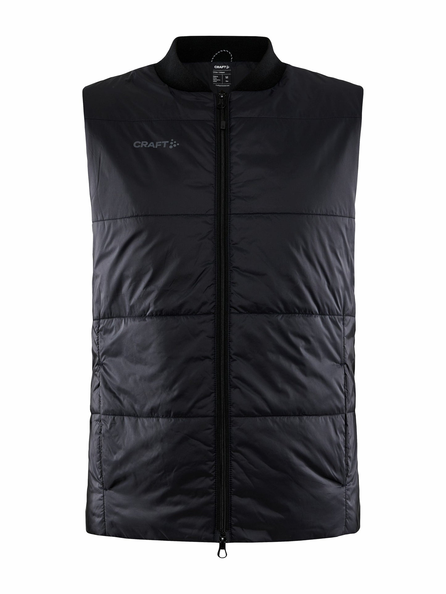 MEN'S CORE LIGHT PADDED VEST - Black Craft Sportswear NA