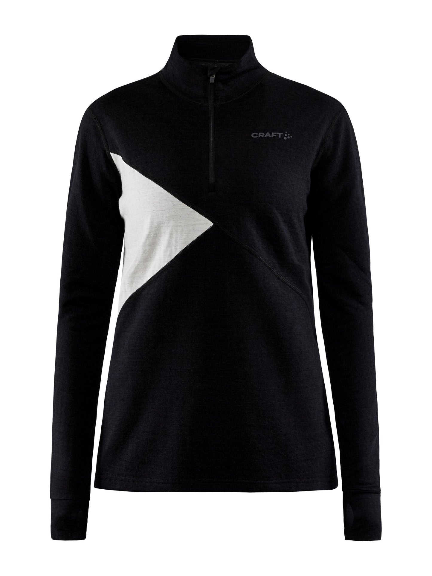 Women's ADV Nordic Wool Baselayer - BLACK/ASH Craft Sportswear NA