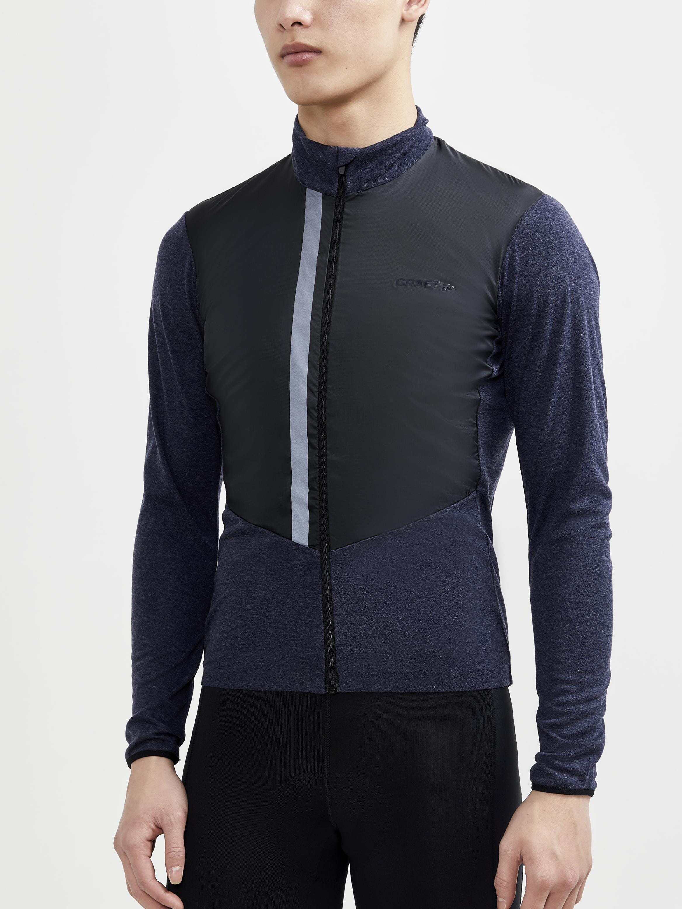MEN'S ADV SUBZ WOOL CYCLING JERSEY - BLAZE/BLACK – Craft Sportswear NA