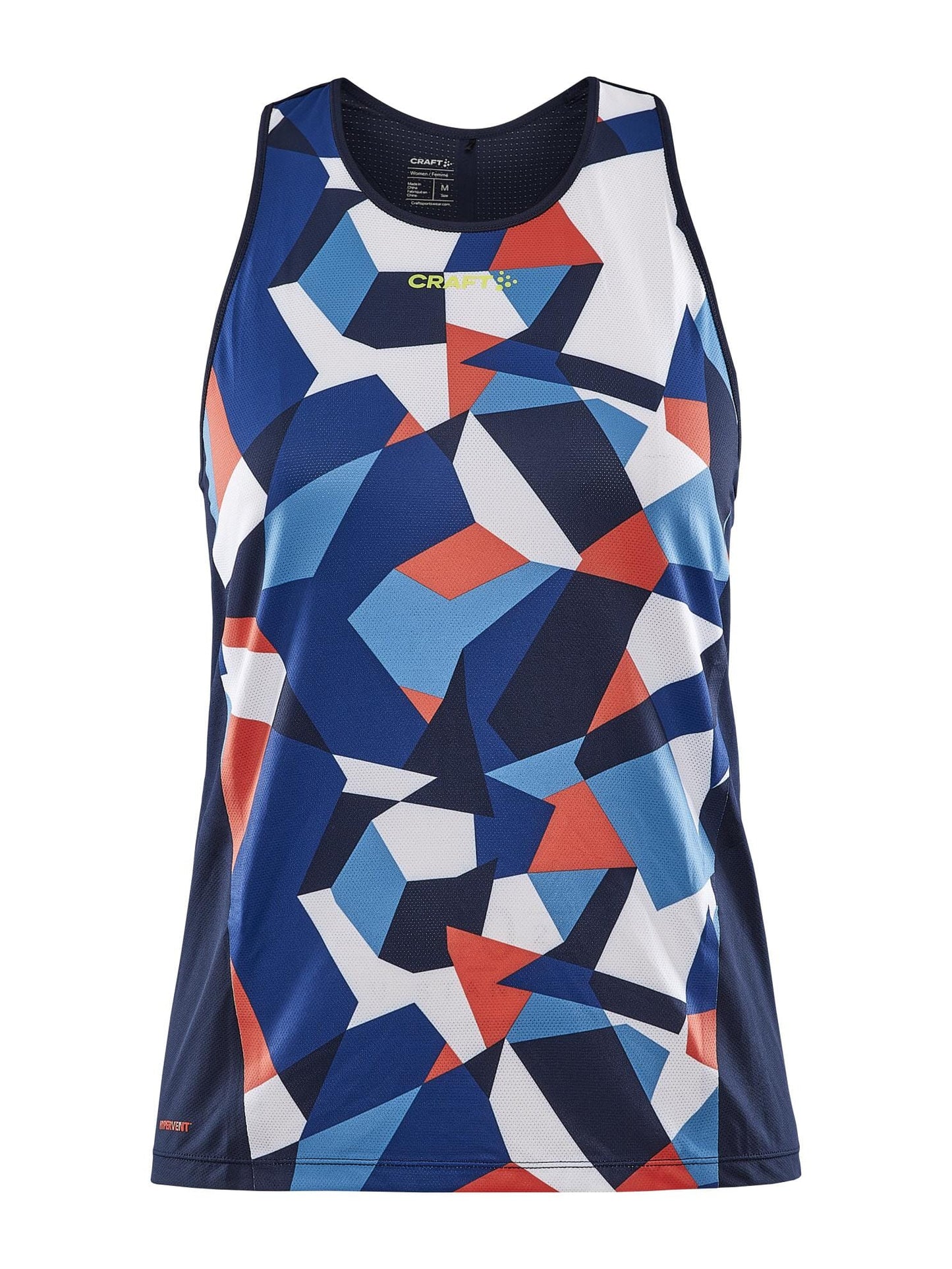 Women's PRO Dazzle Camo Running Singlet Craft Sportswear NA