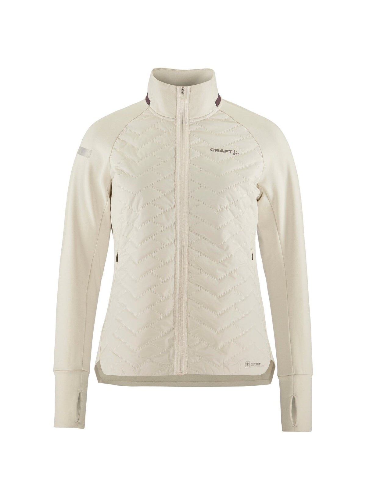 WOMENS ADV SUBZ RUNNING JACKET 3 - PLASTER Craft Sportswear NA