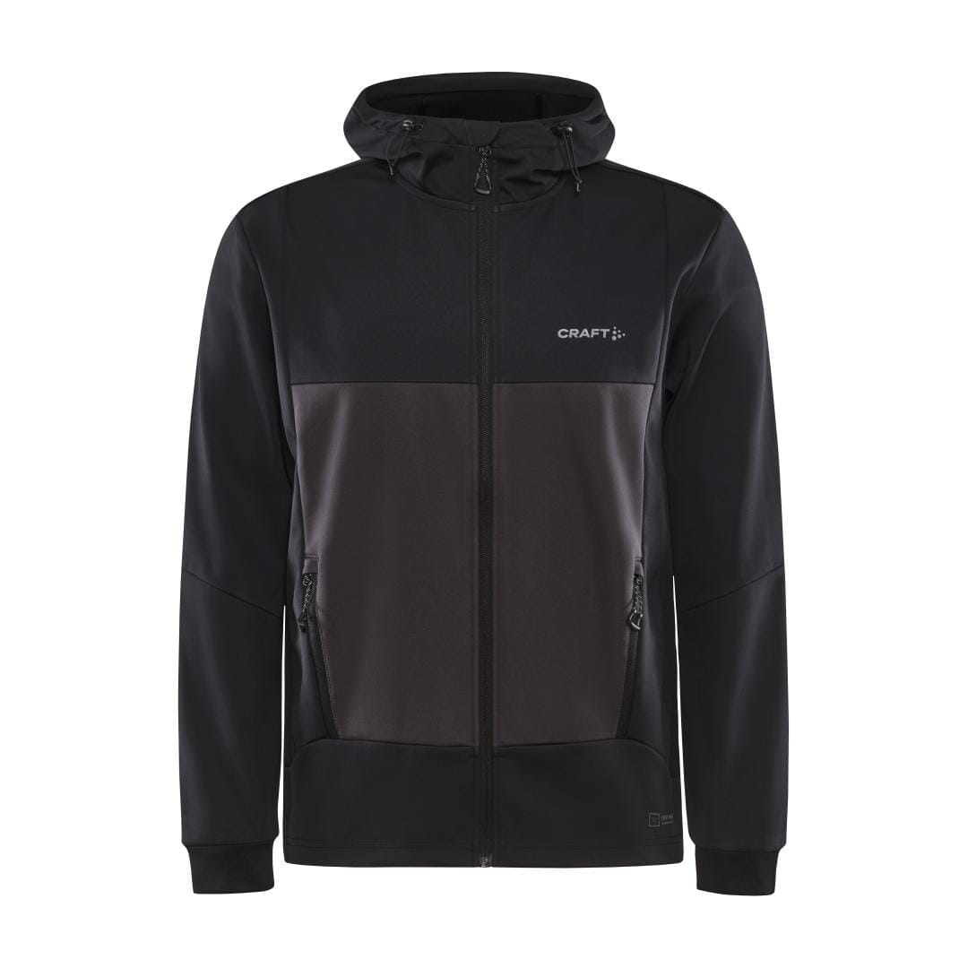 MEN'S CORE BACKCOUNTRY HOOD JACKET - BLACK-SLATE Craft Sportswear NA