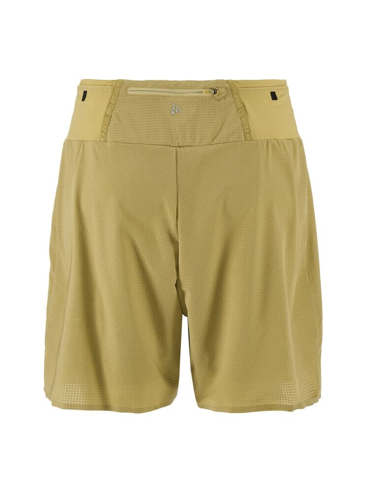 Men's Pro Trail Running Shorts - Khaki Craft Sportswear NA