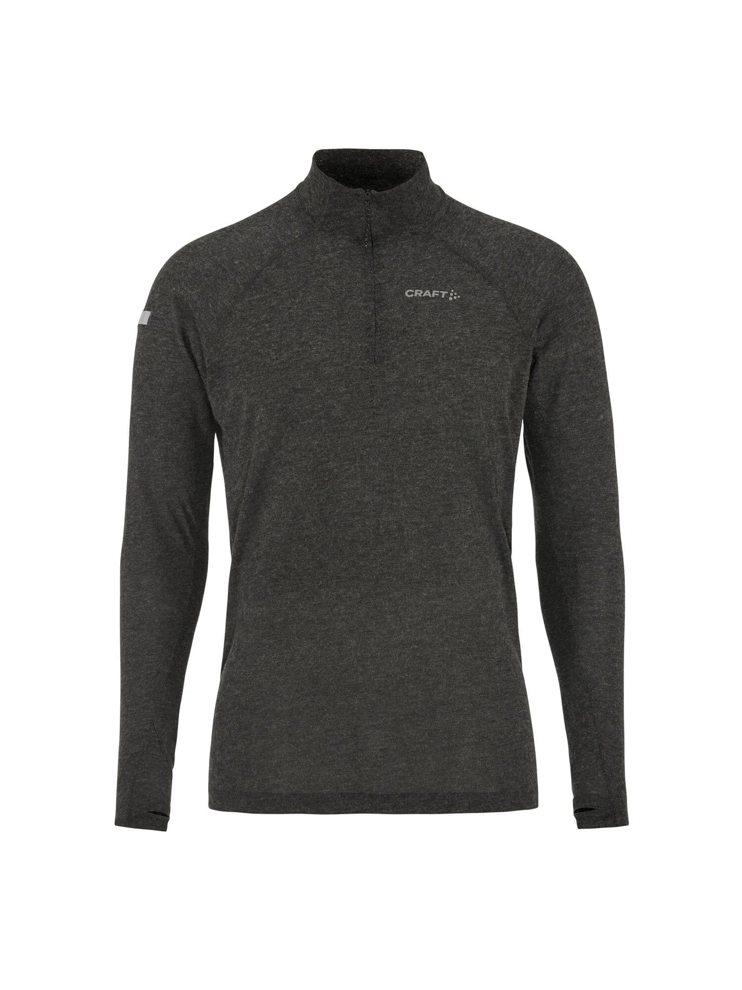 Men's ADV SubZ Wool Long-Sleeve Tee 3 - Black Melange Craft Sportswear NA