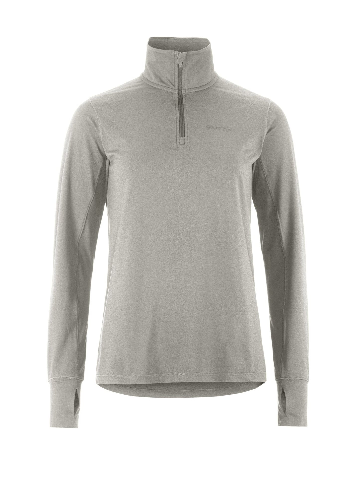 Women's Flow HZ LS - Grey Melange Craft Sportswear NA