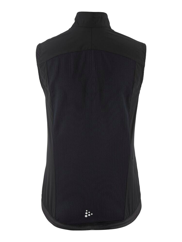 Women's Endur Light Wind Vest - Black Women's Jackets and Vests Craft Sportswear NA