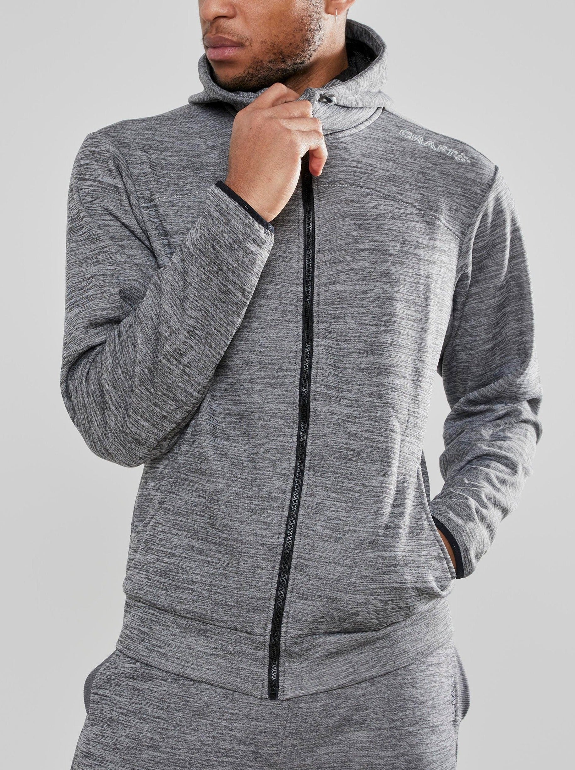 Men's Leisure Full Zip Training Hoody Craft Sportswear US