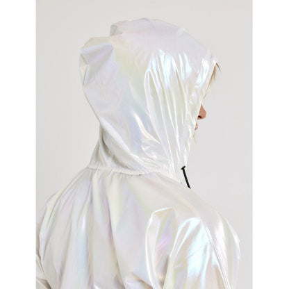 WOMEN'S UNTMD SHINY HOOD TRAINING JACKET - SILVER Craft Sportswear NA