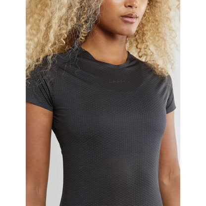 WOMEN'S PRO DRY NANOWEIGHT SS BASELAYER - Black Craft Sportswear NA