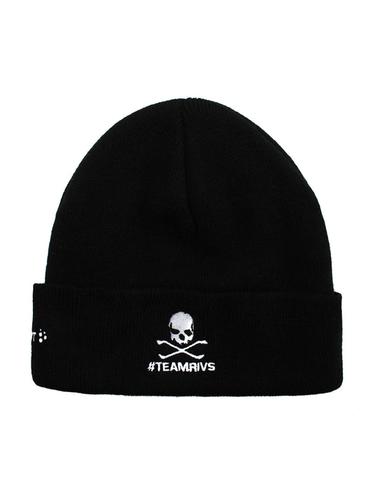 TEAM RIVS BEANIE HAT - Black Craft Sportswear NA