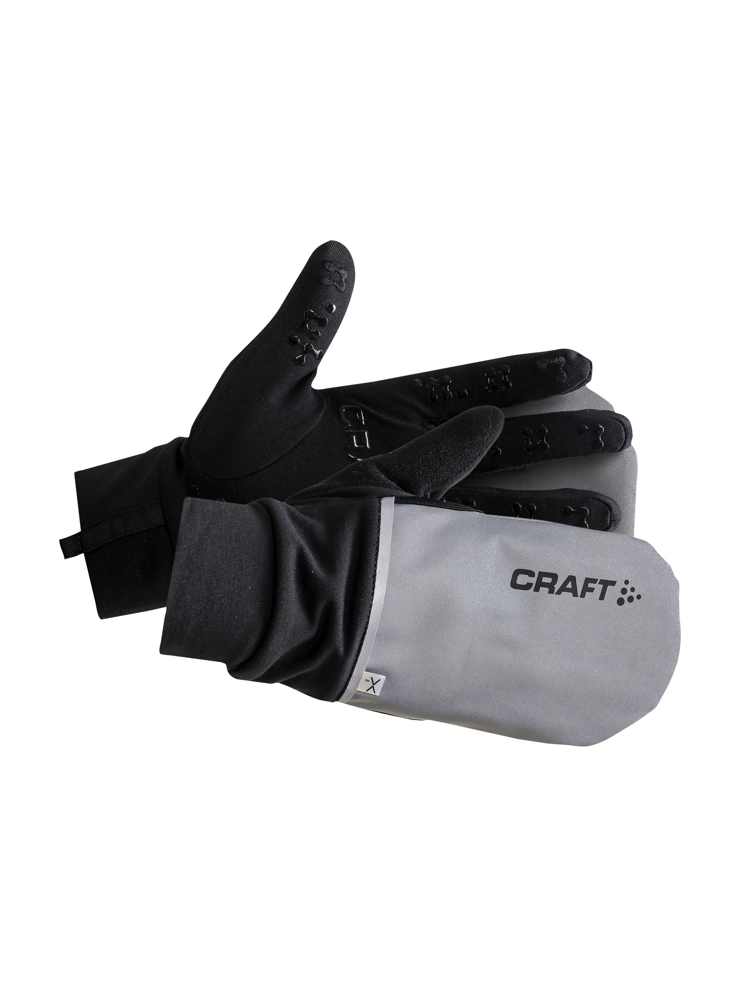 HYBRID WEATHER GLOVE - SILVER/BLACK Craft Sportswear NA