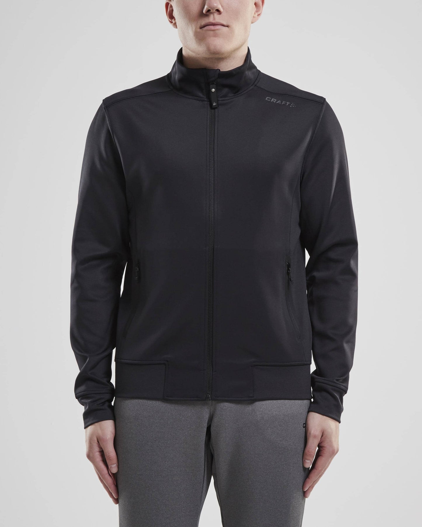 MEN'S CRAFT NOBLE ZIP JKT - BLACK Craft Sportswear NA