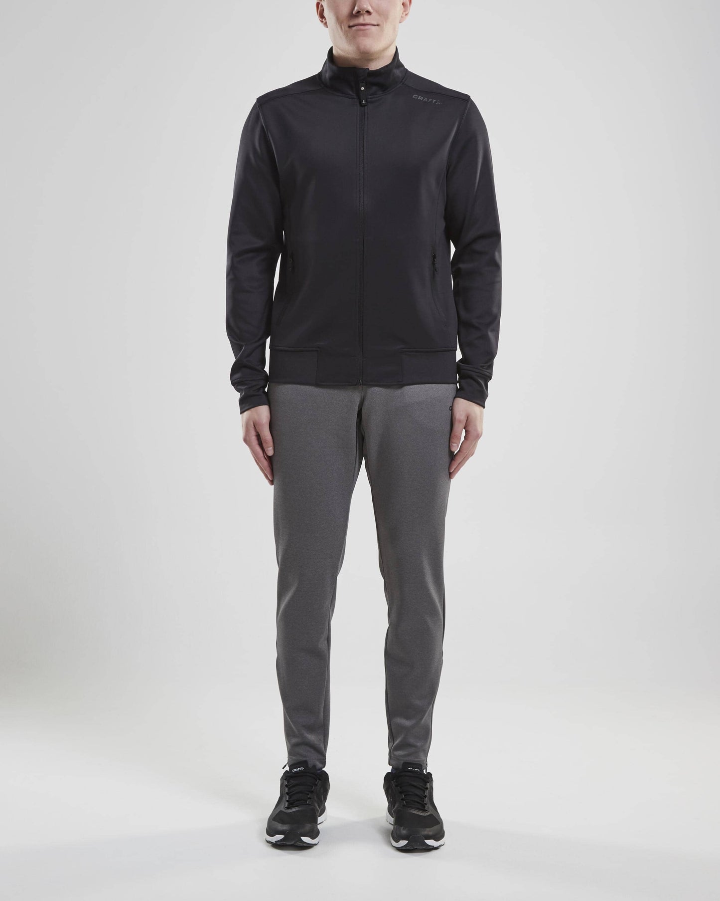 MEN'S CRAFT NOBLE ZIP JKT - BLACK Craft Sportswear NA