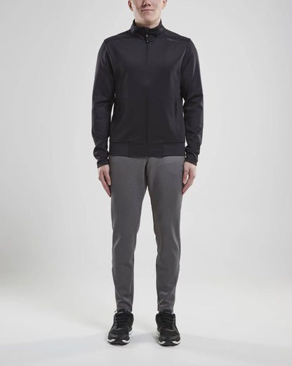 MEN'S CRAFT NOBLE ZIP JKT - BLACK Craft Sportswear NA