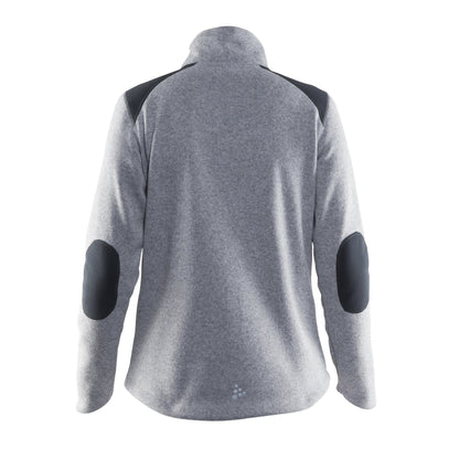 WOMEN'S CRAFT NOBLE ZIP FLEECE JACKET - GREY Craft Sportswear NA