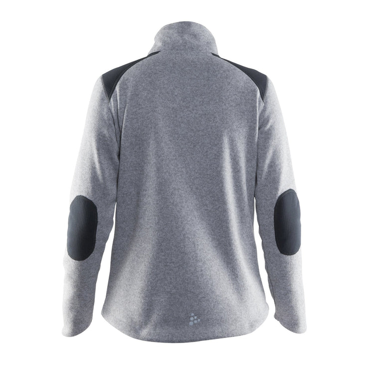 WOMEN'S CRAFT NOBLE ZIP FLEECE JACKET - GREY Craft Sportswear NA