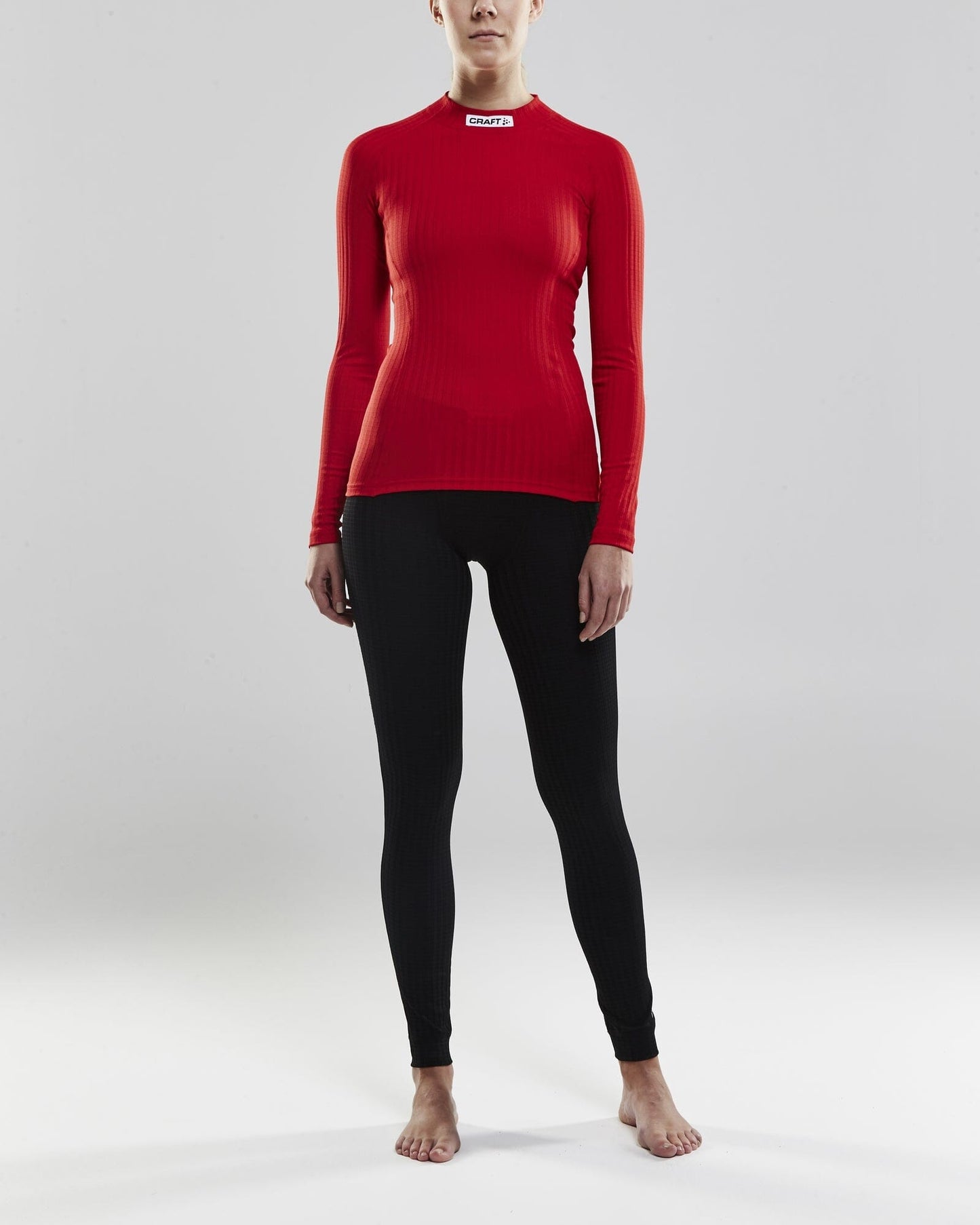 WOMEN'S CRAFT PROGRESS BASELAYER CN - BRIGHT RED Craft Sportswear NA
