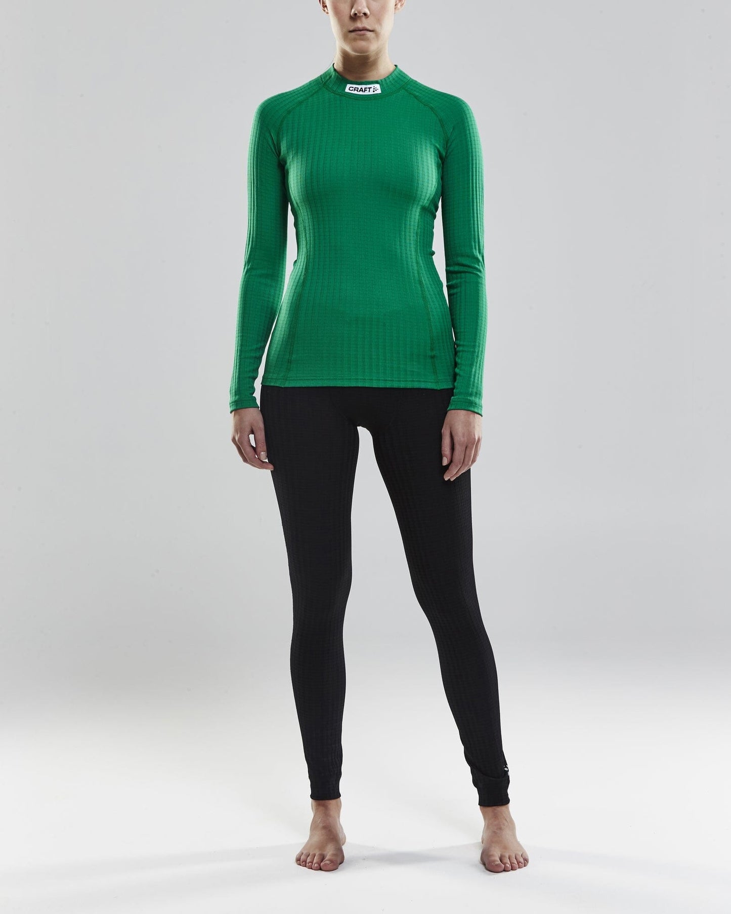 WOMEN'S CRAFT PROGRESS BASELAYER CN - BLACK Craft Sportswear NA