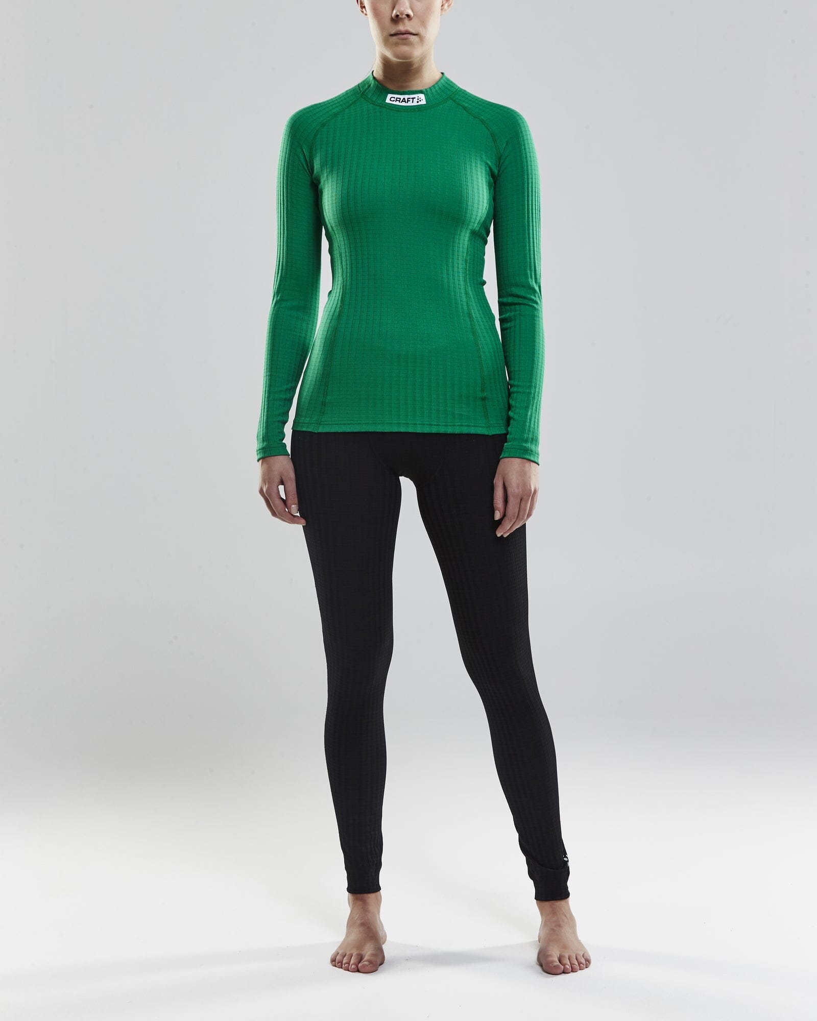 WOMEN'S CRAFT PROGRESS BASELAYER CN - BLACK Craft Sportswear NA