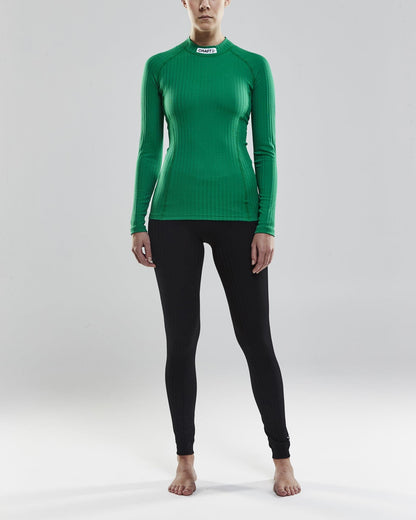 WOMEN'S CRAFT PROGRESS BASELAYER CN - BLACK Craft Sportswear NA