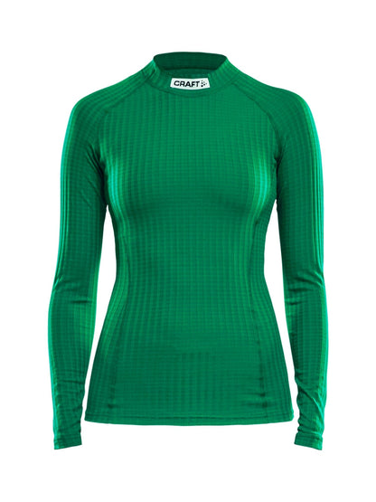 WOMEN'S CRAFT PROGRESS BASELAYER CN - Team Green Craft Sportswear NA