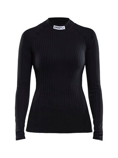 WOMEN'S CRAFT PROGRESS BASELAYER CN - BLACK Craft Sportswear NA