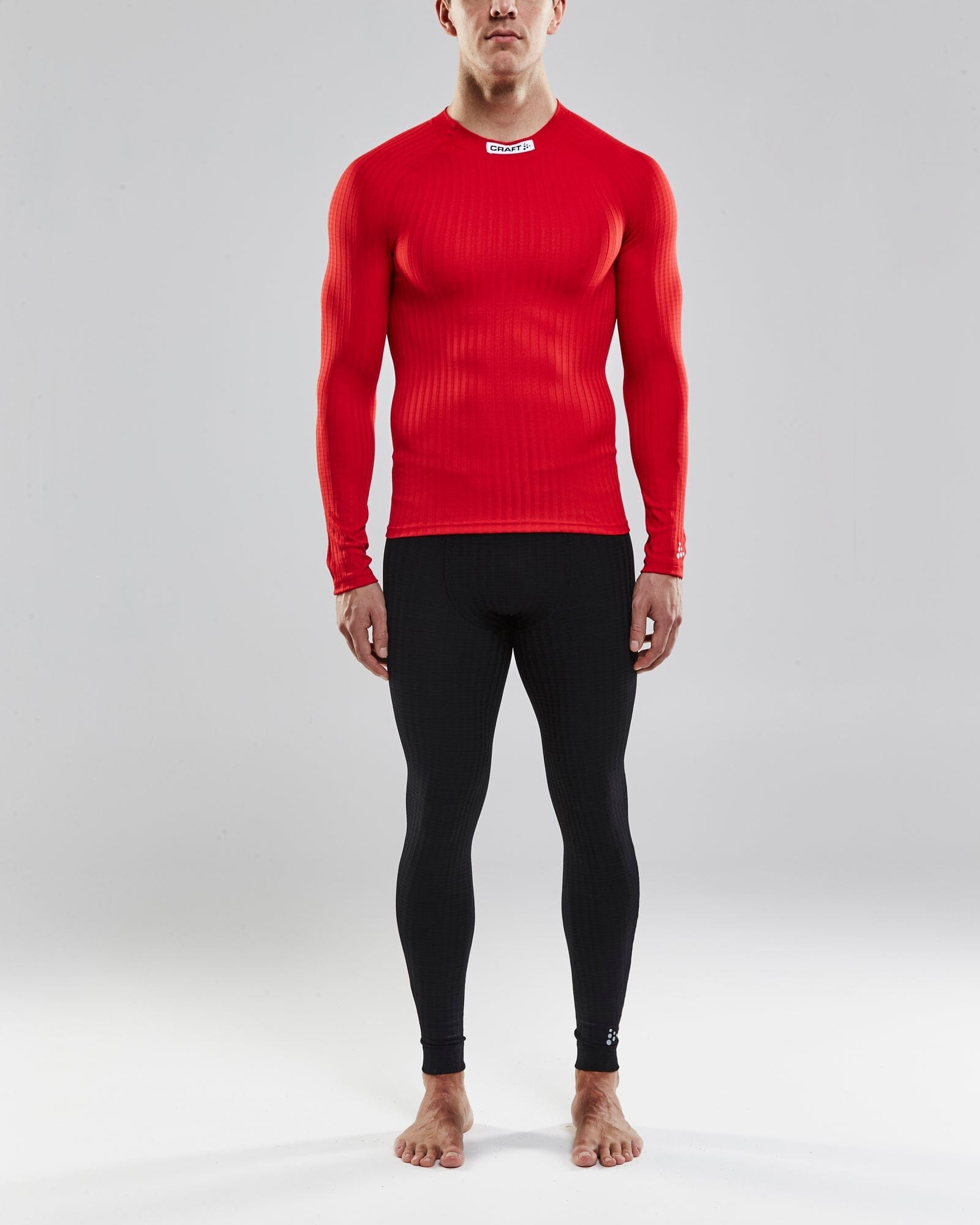 Men's Craft Progress Baselayer CN - BRIGHT RED Craft Sportswear NA