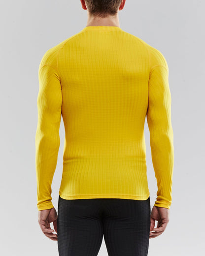 Men's Craft Progress Baselayer CN - SWEDEN YELLOW/BLACK Craft Sportswear NA