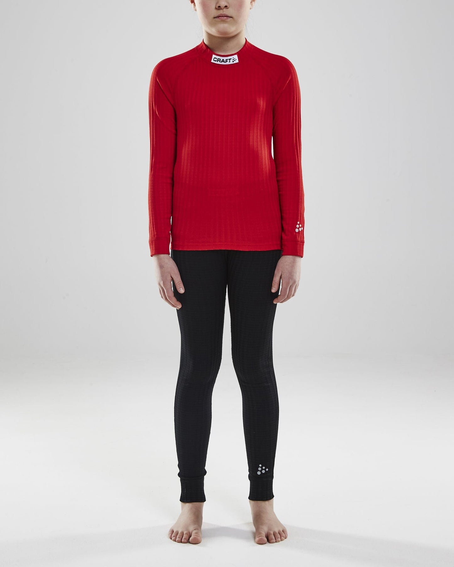 Junior Progress Baselayer CN LS - Bright Red Craft Sportswear NA