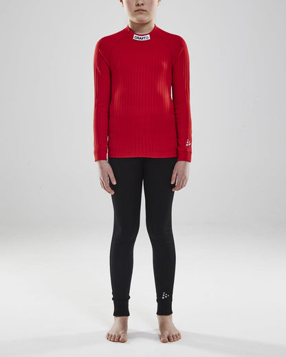 Junior Progress Baselayer CN LS - Bright Red Craft Sportswear NA