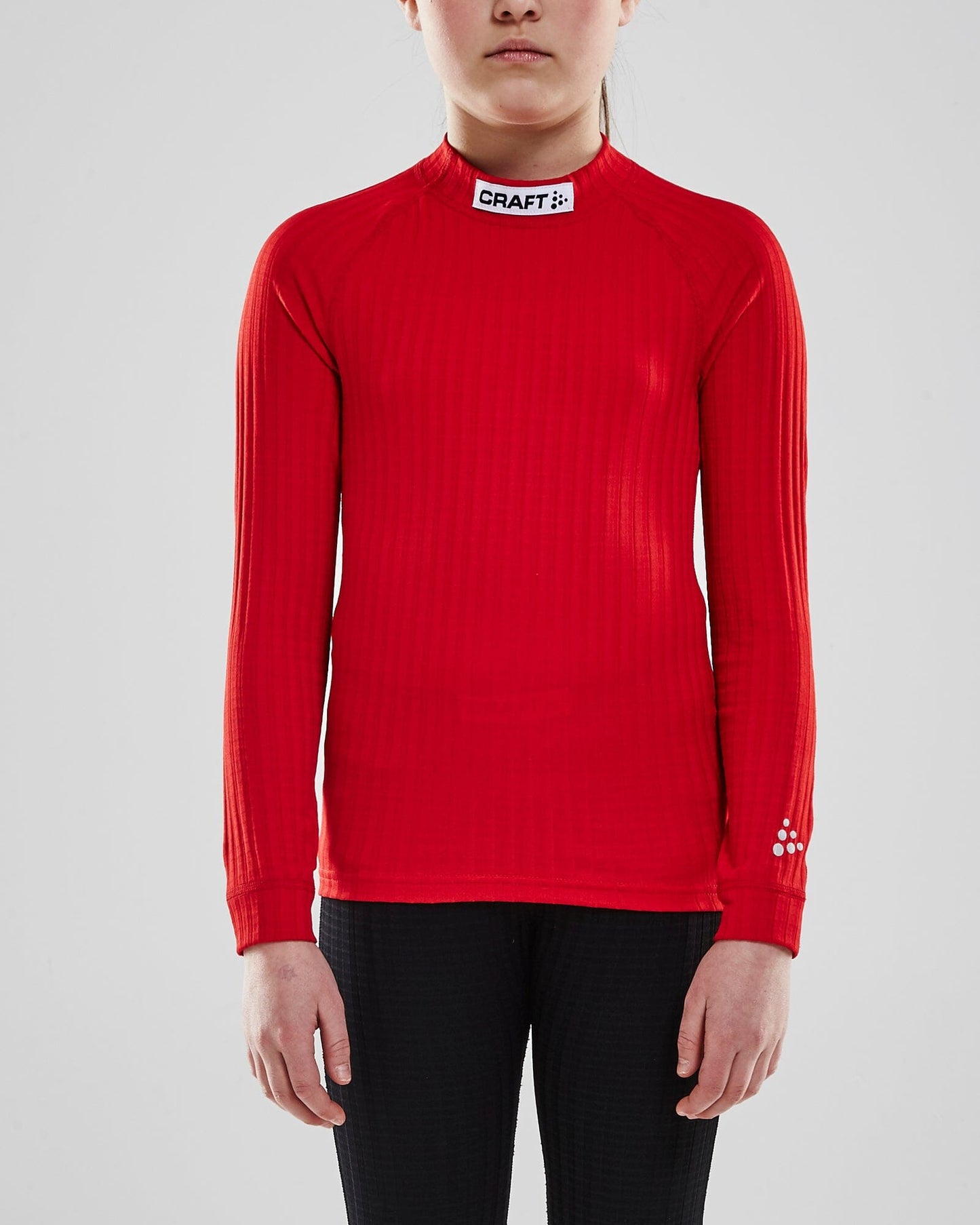 Junior Progress Baselayer CN LS - Bright Red Craft Sportswear NA