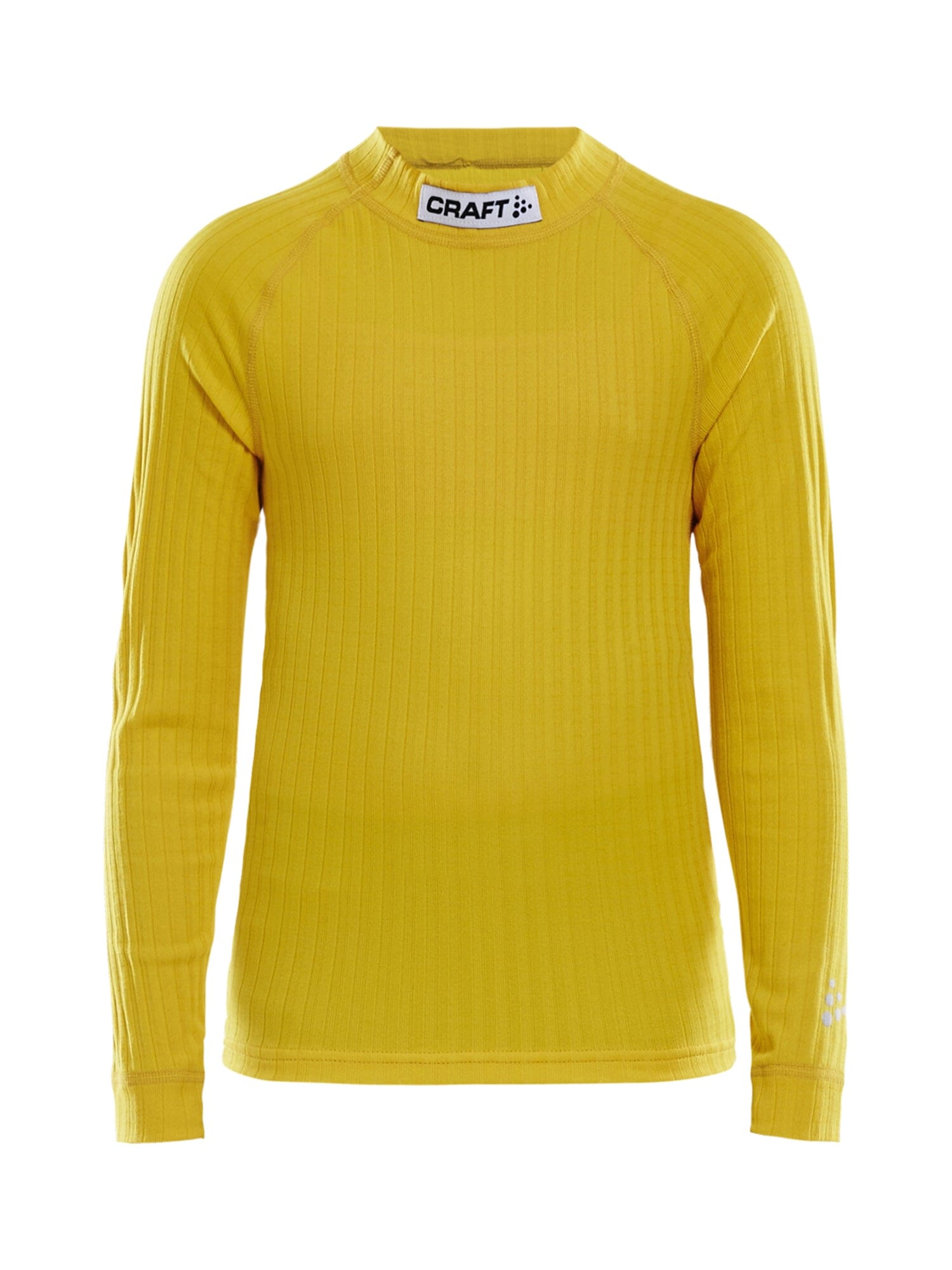 Junior Progress Baselayer CN LS - Sweden Yellow/Black Craft Sportswear NA