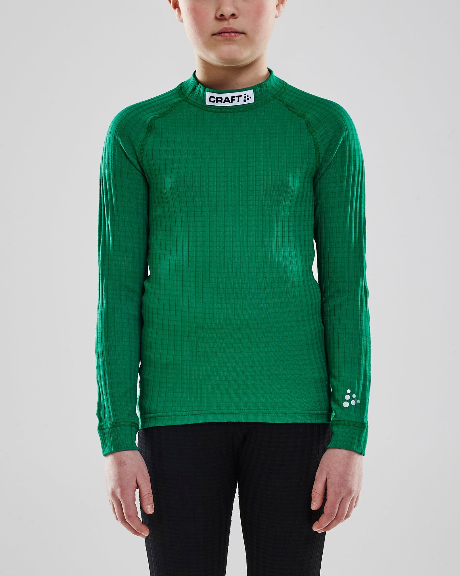Junior Progress Baselayer CN LS - Team Green Craft Sportswear NA