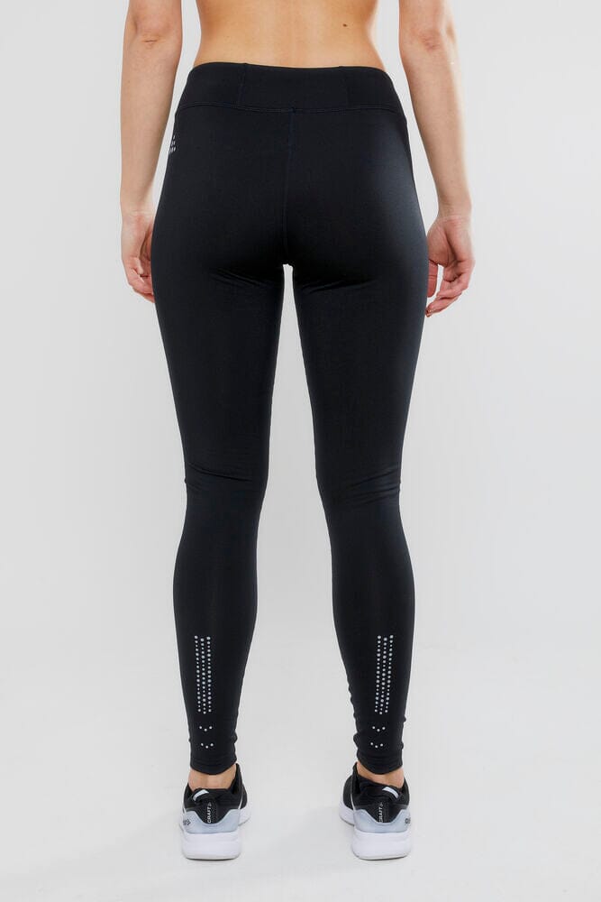 Women's Warm Train Tights - Black/Black Women's Pants and Tights Craft Sportswear NA