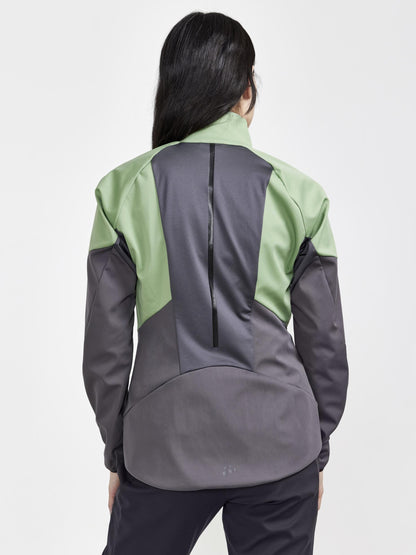 WOMEN'S GLIDE JACKET - JADE-GRANITE Craft Sportswear NA