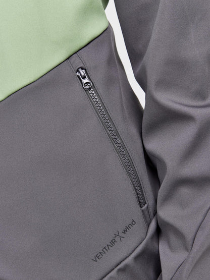 WOMEN'S GLIDE JACKET - JADE-GRANITE Craft Sportswear NA