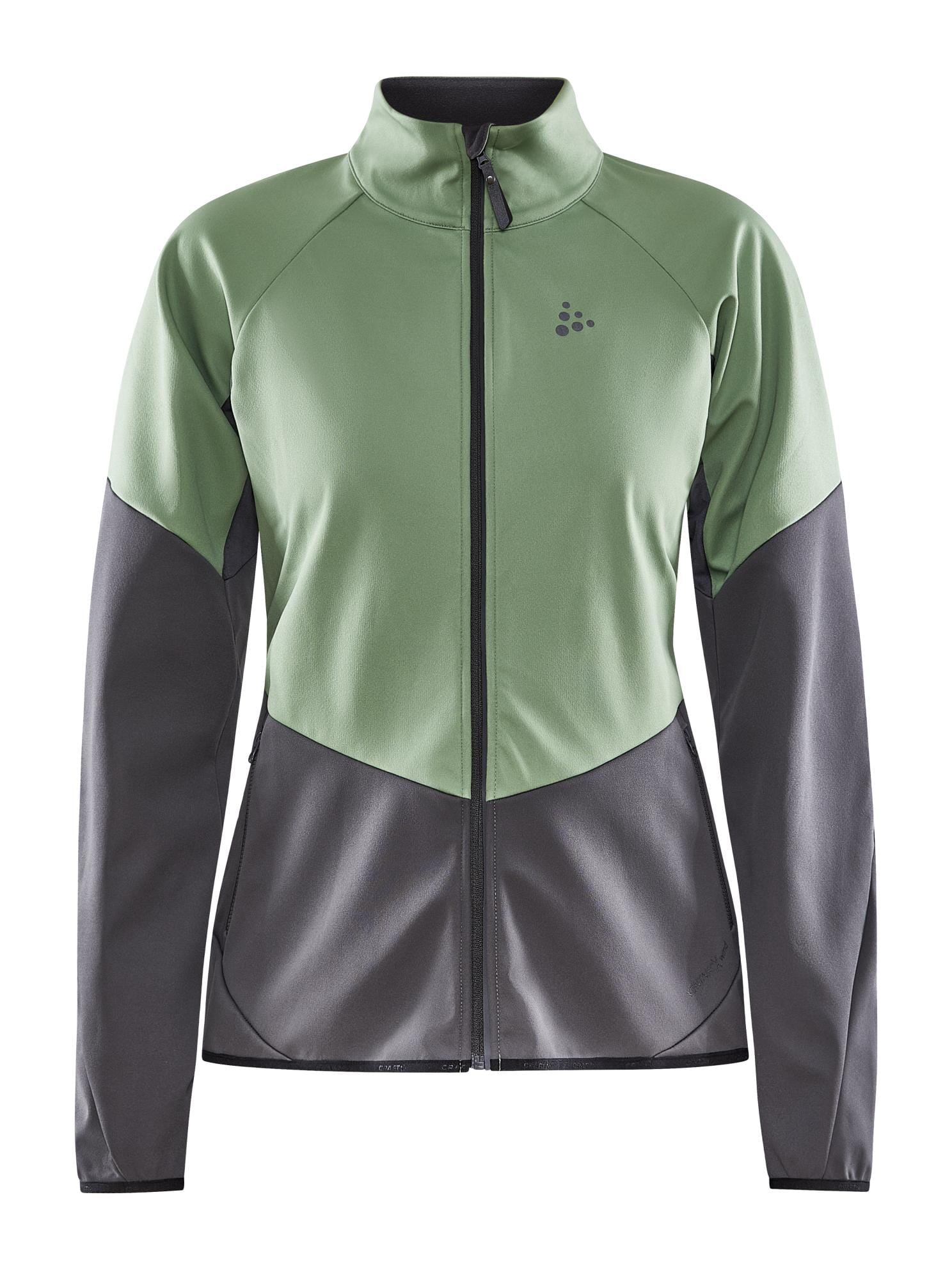 WOMEN'S GLIDE JACKET - JADE-GRANITE Craft Sportswear NA