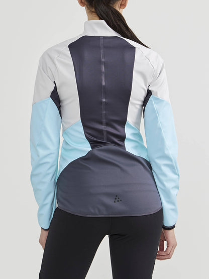 WOMEN'S GLIDE JACKET - ASH/AREA Craft Sportswear NA