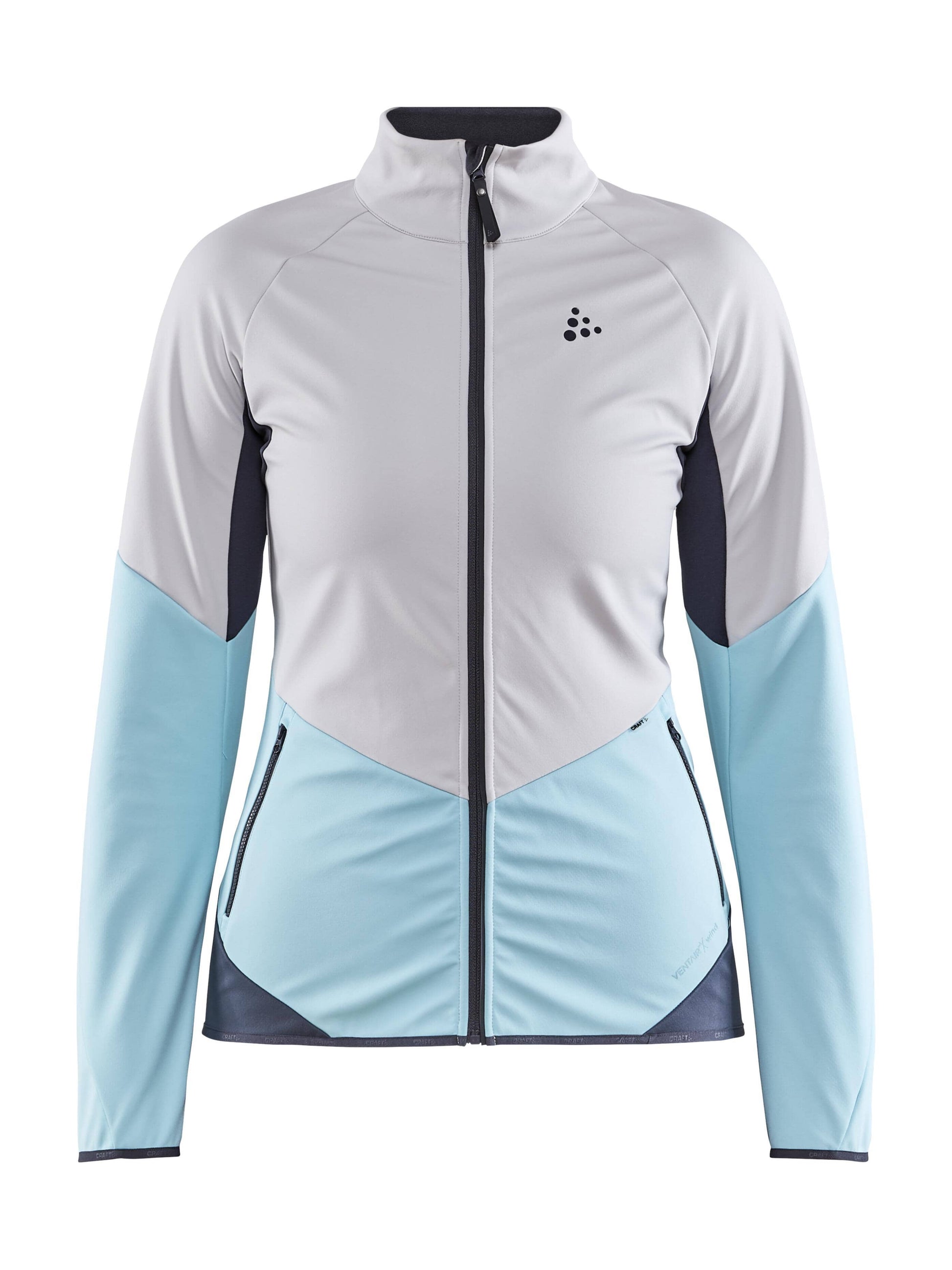 WOMEN'S GLIDE JACKET - ASH/AREA Craft Sportswear NA