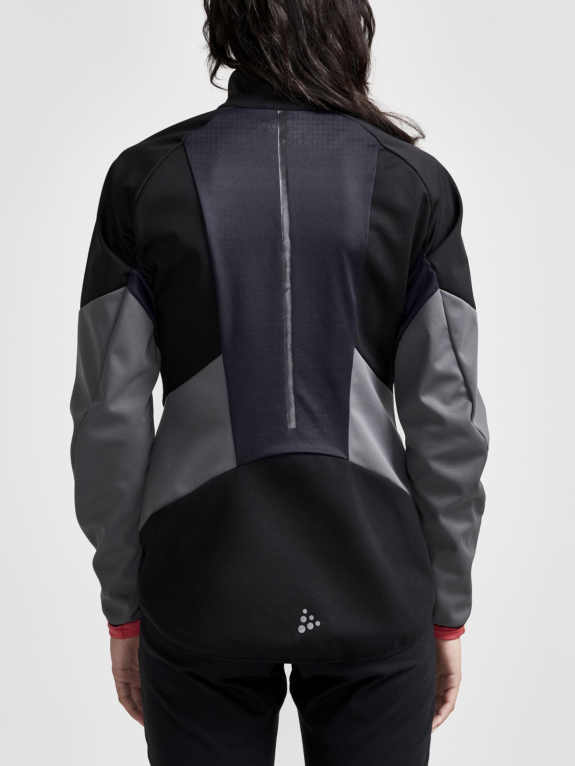 WOMEN'S GLIDE JACKET - Black/Granite Craft Sportswear NA