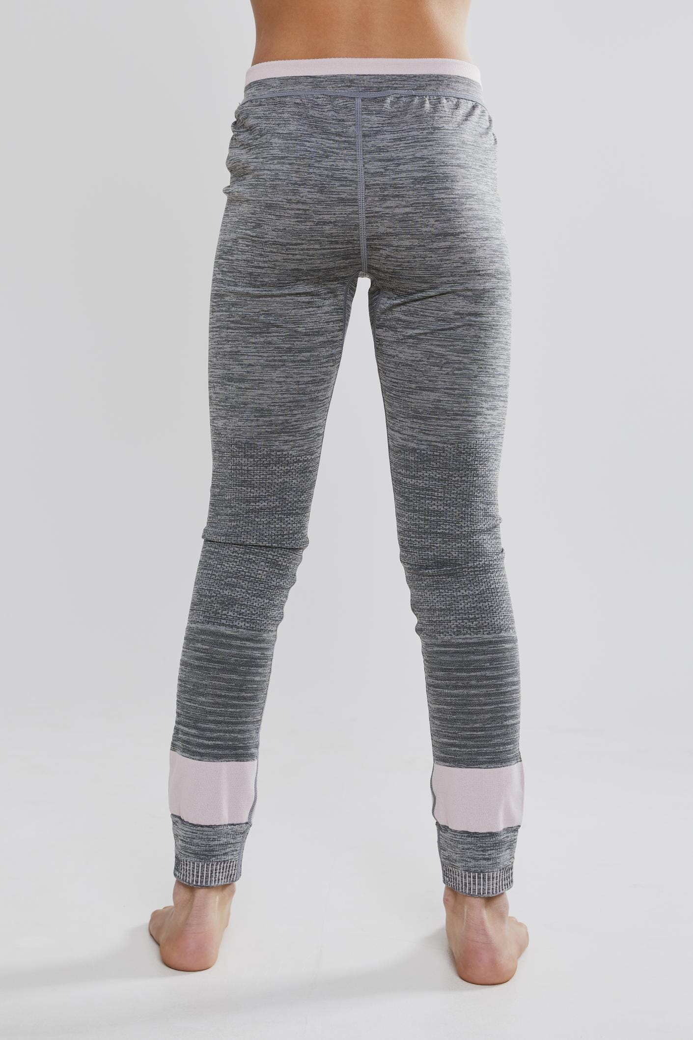KIDS FUSEKNIT COMFORT PANTS - DK GREY MELANGE/TOUCH Craft Sportswear NA