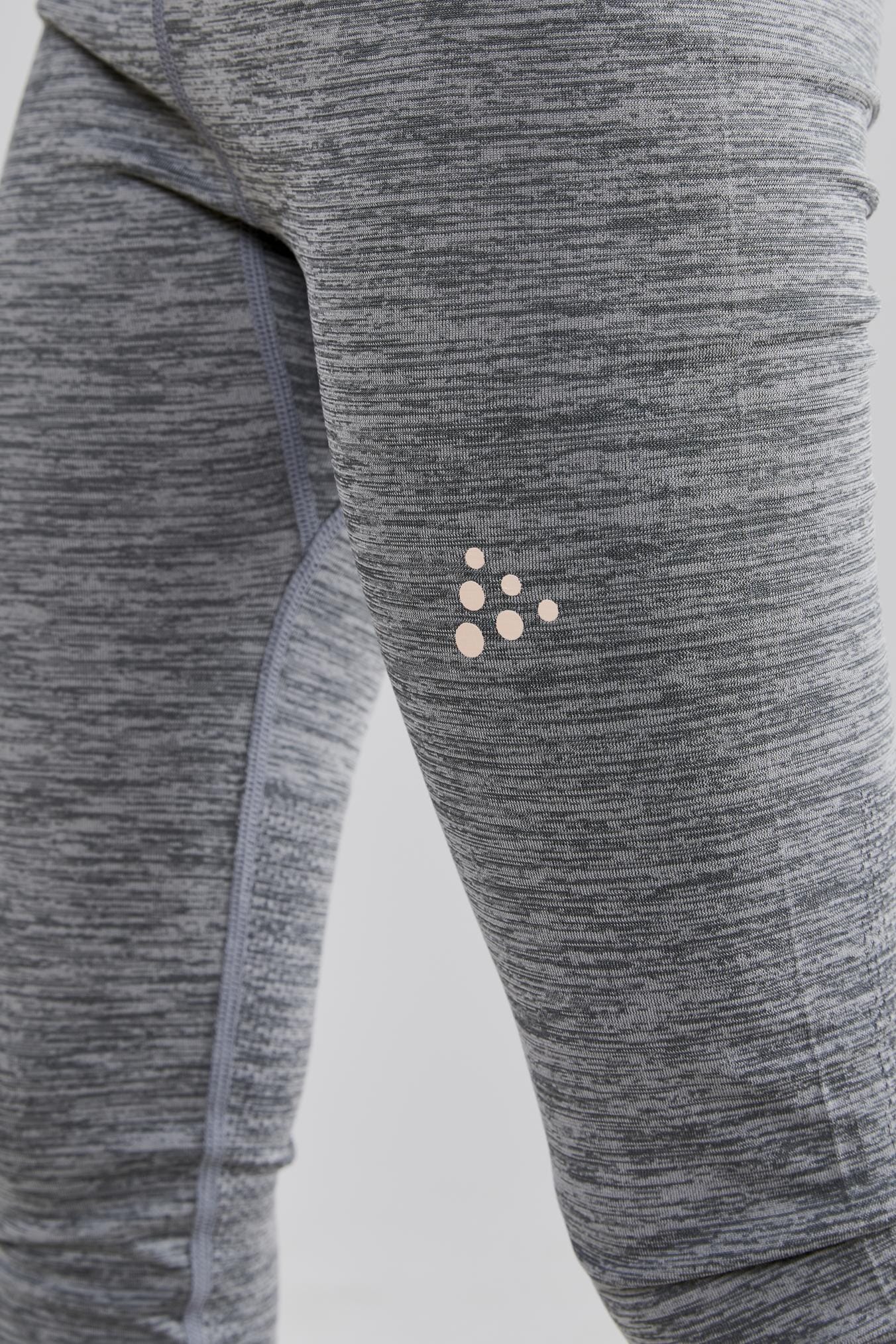 KIDS FUSEKNIT COMFORT PANTS - DK GREY MELANGE/TOUCH Craft Sportswear NA