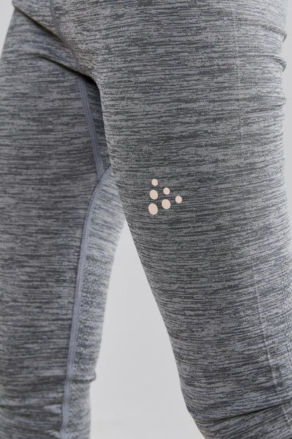 KIDS FUSEKNIT COMFORT PANTS - DK GREY MELANGE/TOUCH Craft Sportswear NA