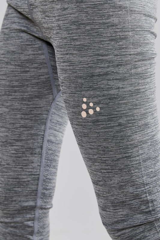 KIDS FUSEKNIT COMFORT PANTS - DK GREY MELANGE/TOUCH Craft Sportswear NA