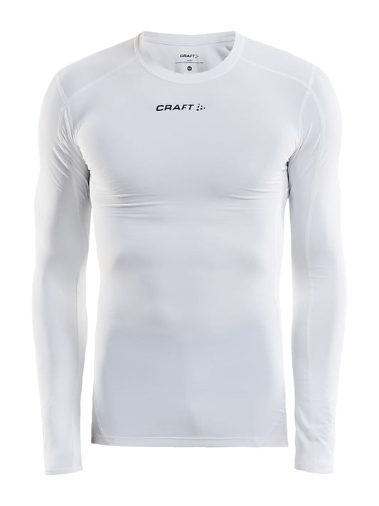 Pro Control Compression Long-Sleeve - WHITE Craft Sportswear NA